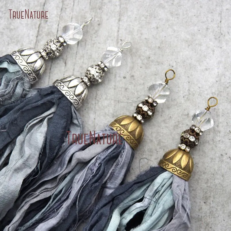 20180303-PM10556- Gray Shades Sari Silk Tassel Pendant_6
