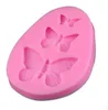 Sale Fondant Cake Decorating Tools 3 Butterfly Fondant Cake Mold Diy Handmade Chocolate Bakeware Dessert Decoration Cookie ► Photo 1/2