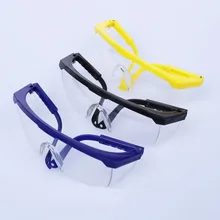Защитные очки телескопические Анти-пыль анти-ударные очки защитные рабочие ПК очки ветрозащитные зеркальные очки 3 цвета 12 пар/лот