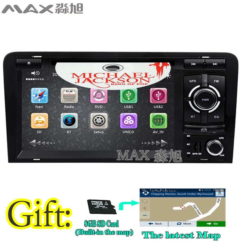 Excellent MAX 2 din Car Radio GPS Navigation System For Audi A3 2003-2012 Bluetooth Call/Music Free Map SWC 3G 0 Excellent MAX 2 din Car Radio GPS Navigation System For Audi A3 2003-2012 Bluetooth Call/Music Free Map SWC 3G 0