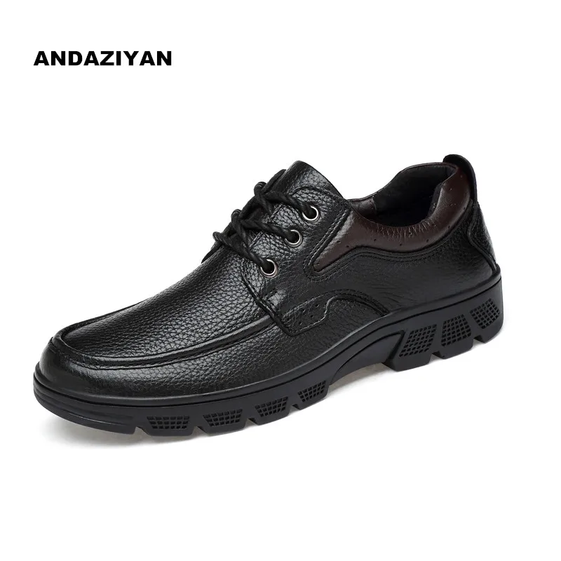 

Business casual shoes Men's first layer of leather Large size shoes 37-50 Leather men's shoes