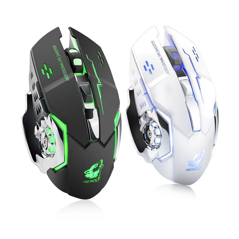 Wireless Fashion Colorful Backlight Light Gaming Mouse For Laptop PC Ergonomics Design DPI Adjustable Computer Peripherals Wireless Fashion Colorful Backlight Light Gaming Mouse For Laptop PC Ergonomics Design DPI Adjustable Computer Peripherals