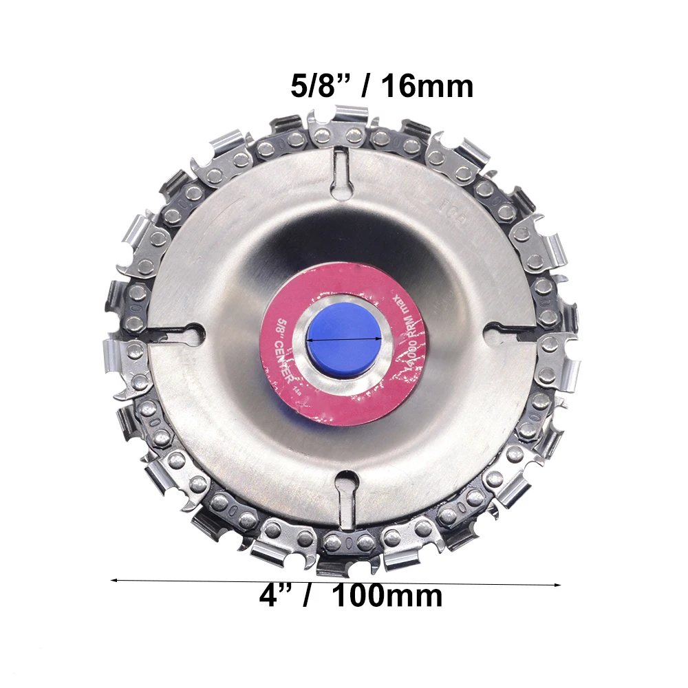 Деревообрабатывающий 16 мм 3/" цепная пластина угловая шлифовальная цепь колеса резьба по дереву диск для углового шлифовального станка