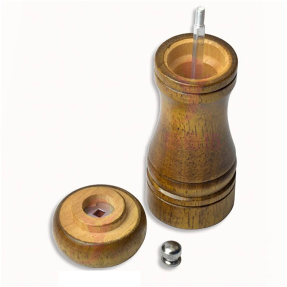 Manual Wooden Cruet Pepper Mill Condiment Kitchen Oak Grinder 5 8 10 Inch Pepper Grinder Spice Milling Machine