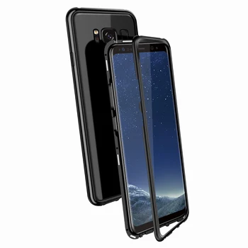 Magnetic Glass Magnet Adsorption Case For S9 S9 Plus 5