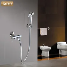 XOXO Bidet Faucets Wall Brass Cold Water Toilet Corner Valve Handheld Hygienic Shower Head Wash Car Pet Sprayer Airbrush Tap
