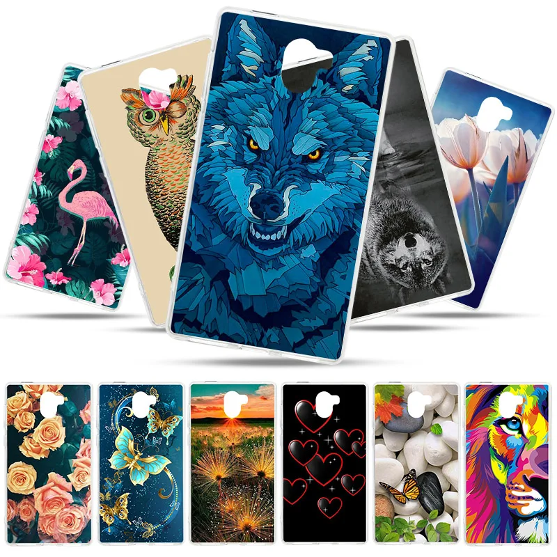 

Bolomboy Painted Case For LEAGOO KIICAA Mix Case Silicone Soft TPU Cases For LEAGOO KIICAA Mix Cover Wildflowers Animal Bags