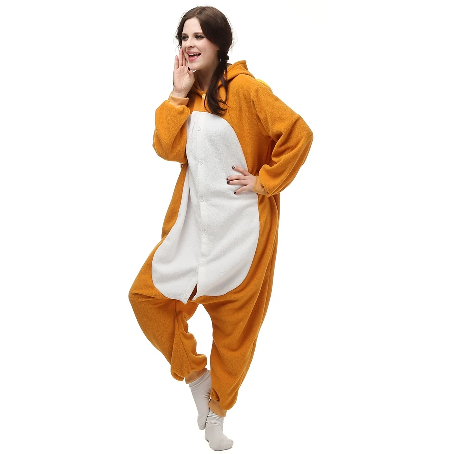 Взрослые флисовые кигуруми Rilakkuma Косплей Костюм животные комбинезоны пижамы