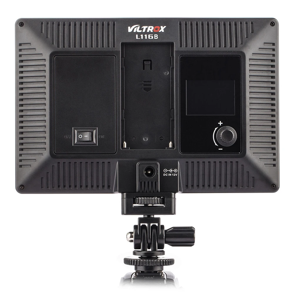 Viltrox L-116B Super Slim LCD Display Dimmable Studio LED Video Light 5600K White Version (7)