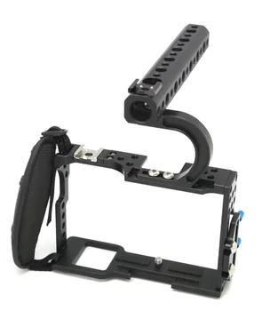 

Professional Protective Housing Case Handle Grip Rugged Cage Combo for A7,A7r,A7s DSLR Rig Digital Camera F14144