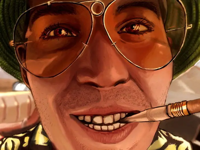 

D0503 Fear And Loathing In Las Vegas Close Face-Print Silk Art Wall Poster