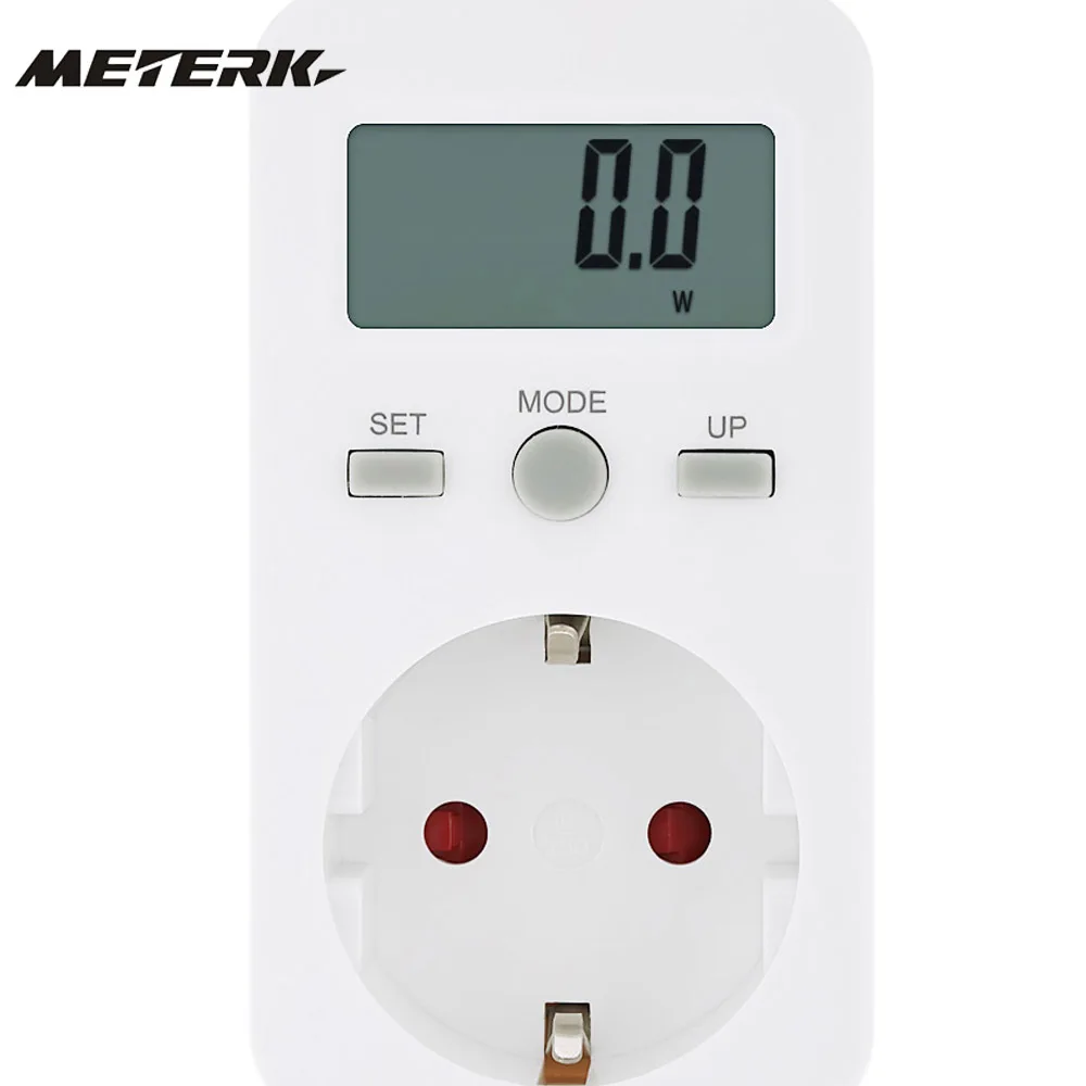 

Plug-in Digital wattmeter LCD Energy Monitor Power Meter Electricity Electric swr meter Usage Monitoring Socket EU /AU/UK Plug