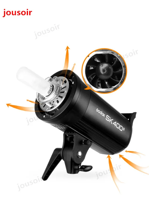  800Ws Godox SK400 II 2x 400Ws Photo Studio Flash LightingSoftbox280cm Light StandBarn DoorFlash bui