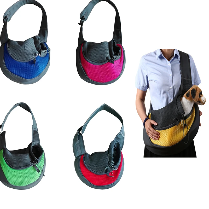 Pet Carrier Cat Puppy Small Animal Dog Sling Front Mesh Travel Tote Shoulder Bag | Дом и сад