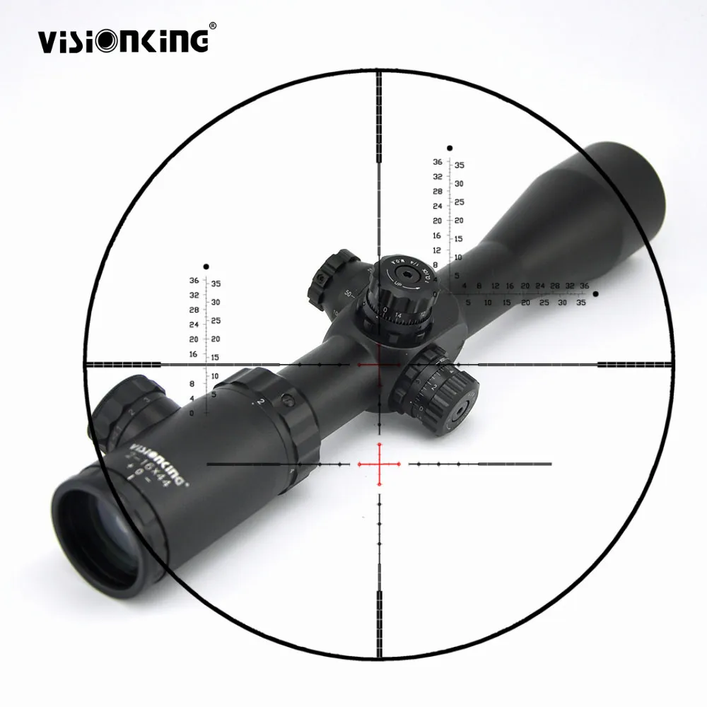 

Visionking 2-16x44 Sniper Riflescopes Long Range Hunting Targeting Aim Optical Sight ar15 m4 Ak Illuminated Night Scope