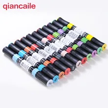 Новинка, 1 шт., высокое качество, спиртовая двойная головка, художественный маркер, ручка AD, Цветная кисть, эскиз, маркеры для рисования, манга