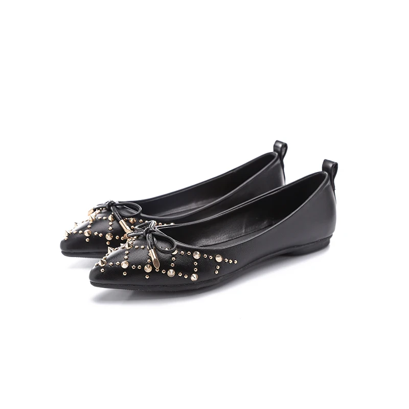 Bas Rivets Femmes Peu Avec De Beige talon noir Bouche Des Unique Nouvelles Printemps Profonde Chaussures Sauvage kaki Pointu qAzwgfSA