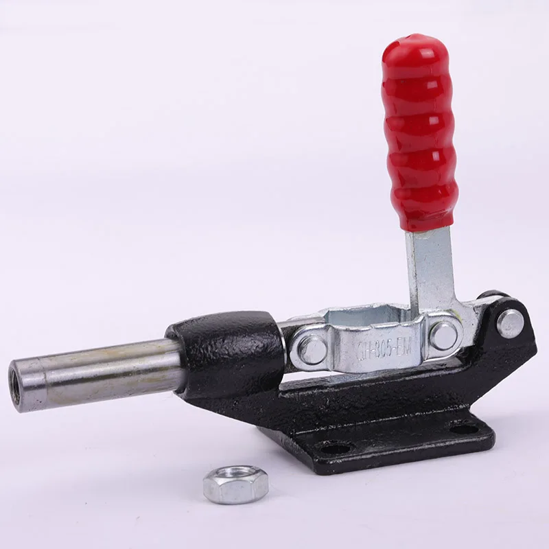 GH-305-EM Fixture Stainless Steel Horizontal Switch Fixed Fast Clip Slide Quick Manual Tool Holder Set Metal Processing
