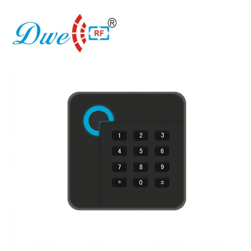 Leitor de Cartão Scanner de Proximidade Rfid para o Sistema de Controle de Acesso com 13.56 Tk4100 id Los Mhz Wiegand Preto D402 Dwe cc rf 125 Khz
