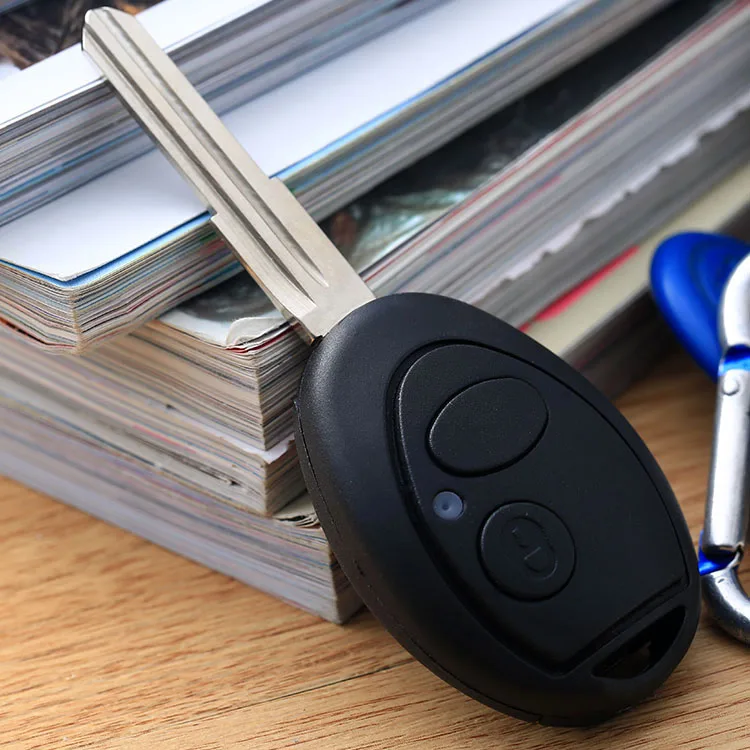 

Transponder Remote Key Shell Fob Case Repair Kit Fit for Land Rover Discovery 2 TD4 TD5 Uncut Blade Replacement Key Covers