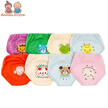 

4pc/lot 100% cotton Baby Toddler Girls Boys 4 Layers Waterproof Potty Training Underwear Panties Reusable suit 11-15kg