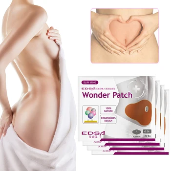 

5Pcs Quick Slimming Patch Belly Slim Patch Abdomen Slimming Fat Burning Navel Stick Navel Wonder Slim Patch Body Care TSLM2