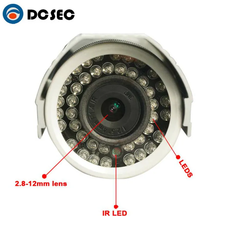 4mp Onvif IP Камера Ambarella S2L POE Cam P2P CCTV с переменным фокусным расстоянием WDR 42 шт. H.264 ИК