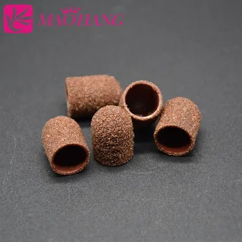 

Hot sell 10*15mm 5000pcs Nail Art Sanding Bands Caps ring for electric nail drill professional manicure pedicure nail tools