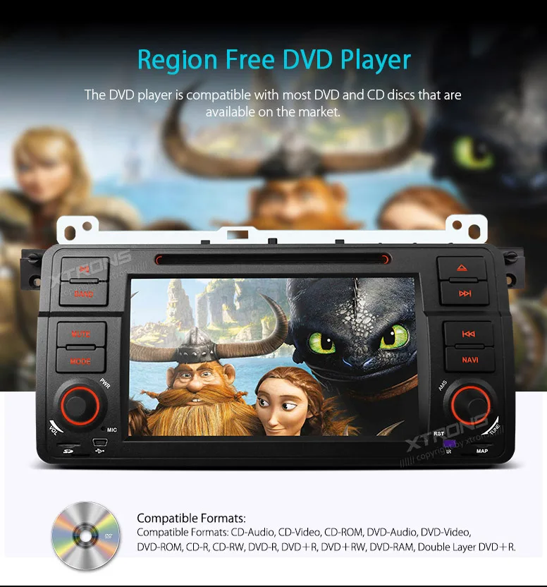 Flash Deal XTRONS 7 inch Car DVD Player 2 din Radio DAB+Canbus GPS Navigation For BMW E46 / Rover 75 1999-2005 / MG ZT 2001 2002 2003- 2005 12 Flash Deal XTRONS 7 inch Car DVD Player 2 din Radio DAB+Canbus GPS Navigation For BMW E46 / Rover 75 1999-2005 / MG ZT 2001 2002 2003- 2005 12