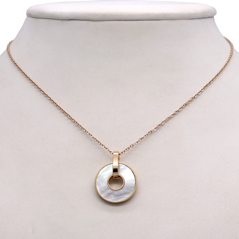 Женская Цепочка Из Нержавеющей Стали Под розовое золото|necklace women|pendant necklacewomens gifts |