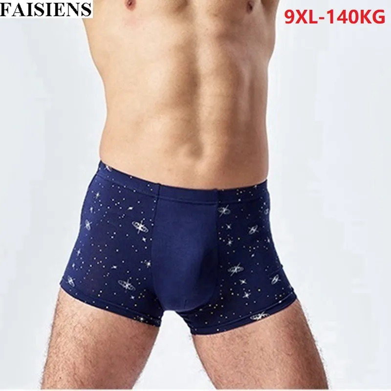 

9XL Men Cotton Boxer Underwear Loose Modal Elasticity Plus Big Size Large Underpants 7XL 8XL Breathable Boxer shorts Calzoncillo