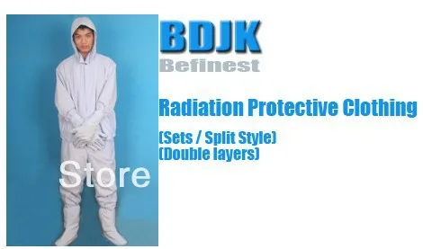 

Radiation Protective Clothing Sets with 2 Layers Fabric Protection Suit and Working Clothes Free ship