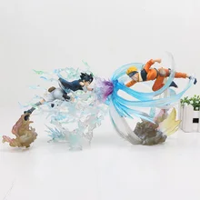 Наруто фигурка Хатаке Какаши с молнией Наруто Узумаки Саске фигурка модель игрушки 13-22 см