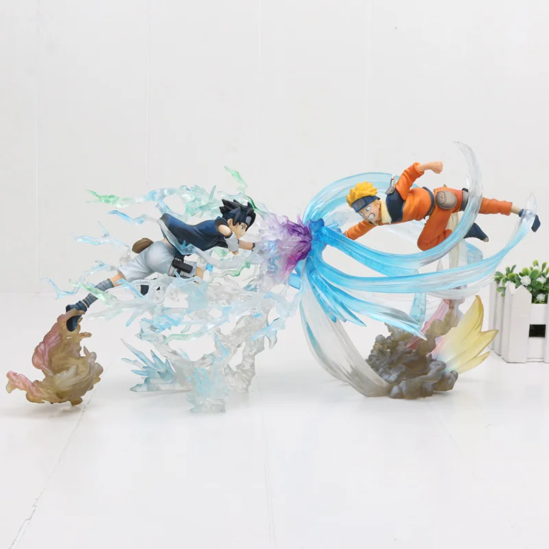 

Naruto Figure Hatake Kakashi With Lightning Naruto Uzumaki Uchiha Sasuke Action Figure Model Toys 13-22cm