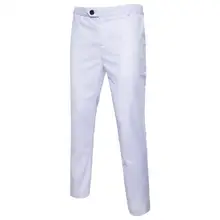 Новые мужские повседневные Формальные облегающие брюки, сшитые по индивидуальному заказу, высокое качество, деловые мужские брюки