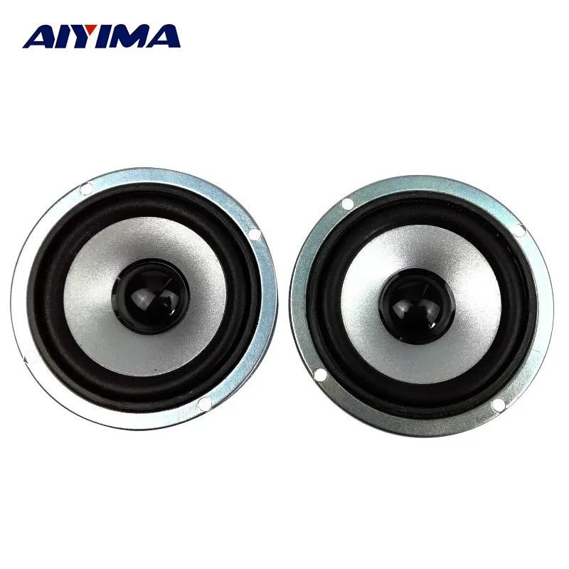 AIYIMA 2pcs 3 inch 4 ohm 10W Full range speakers circular