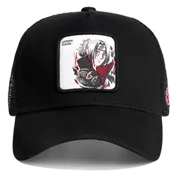 Новый Наруто колпак UCHIHA ITACHI Snapback кепка хлопок бейсбольная кепка для мужчин женщин хип хоп папа Дальнобойщик сетчатая шапка дропшиппинг