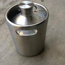 2L мини кувшин для пива бочонок с винтовой крышкой для домашнего пивоварения