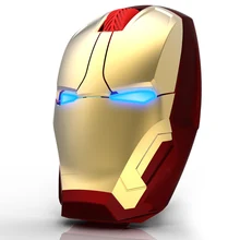 

Newest Iron Man Mouse silent chlick Wireless Mouse Wireless Gaming Mouse Mute Button800/1200/1600 Wireless Gaming Mouse