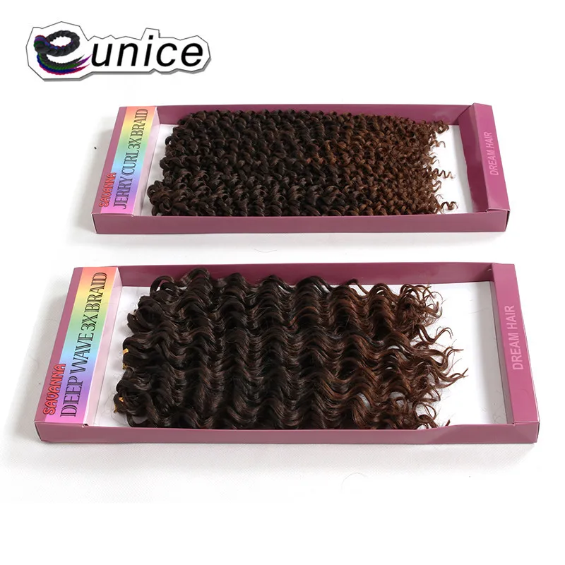 crochet braids hair synthetic 10 inch jerry curly Marly savanna 3x Braid ombre  (23)