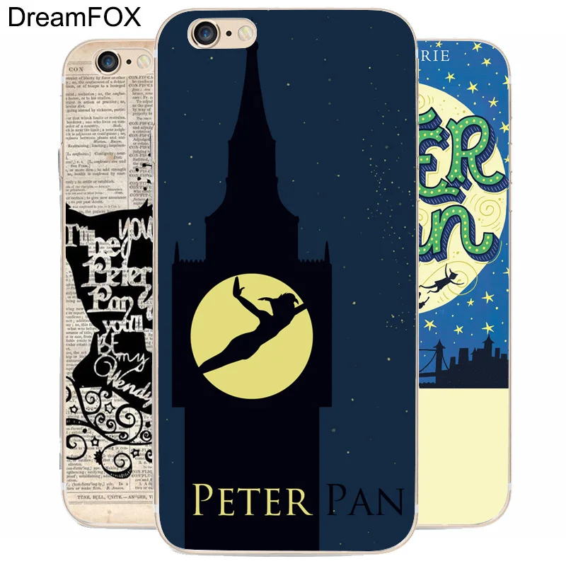 K142 Peter Pan Book Transparent Hard Thin Case Cover For Apple iPhone 11 Pro XR XS Max 8 X 7 6 6S Plus 5 5S SE 5C 4 4s |