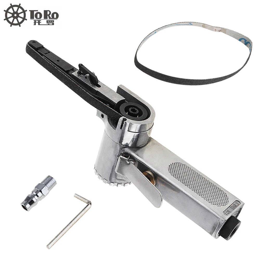 

Linear 7100 10mm Pneumatic Air Belt Sander (10 x 330mm) Drawing Machine Polishing Grinding Die-casting Aluminum Tools