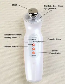 

free shipping Home Use Skin Care Portable Ultrasound Massager