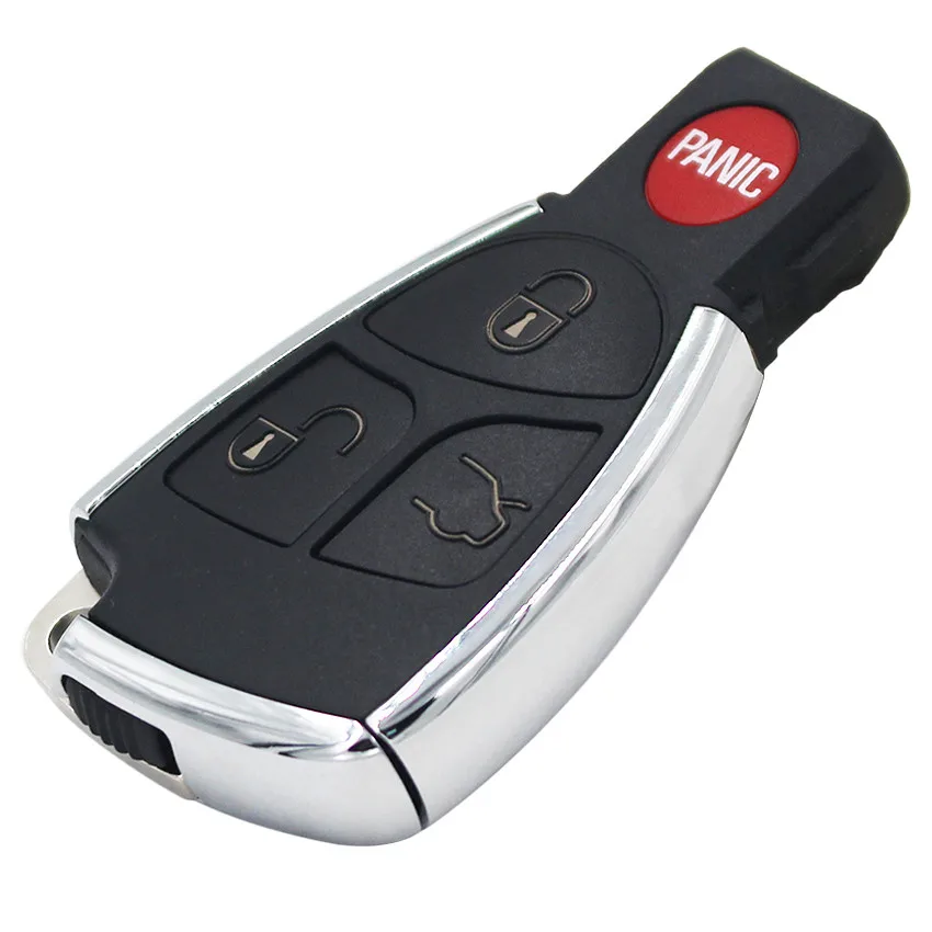 4 кнопки стиль усовершенствованный корпус для ключей Fob для Benz CLS C E S 3+ 1 кнопка яркая сторона