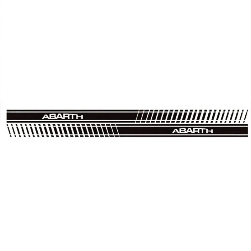 

2pcs Car Styling Abarth Side Skirt Sticker Racing Stripe Body Stickers for FIAT 500