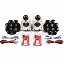 2017 Newest 2 Players Arcade Game Machine DIY Parts for JAMMA MAME RetroPie Zero Delay USB