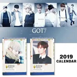 SGDOLL 2019 Kpop Got7 значок Джексон Настольный календарь фото фотоальбом Чтение Папки для визиток Новая мода