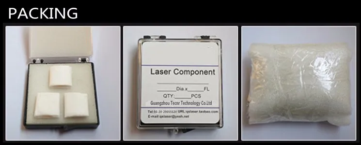 laser lens Guangzhou Tecnr packing