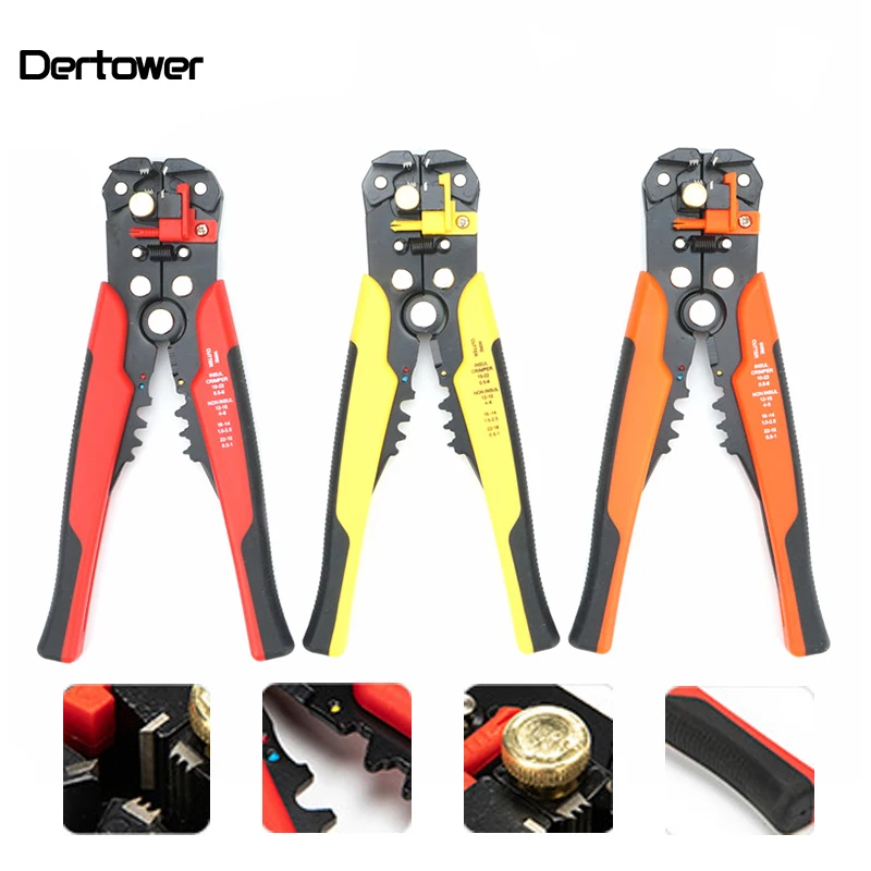 

0.2-6mm2 Multifunctional Automatic Stripping Pliers Cable Wire Stripping Crimping Tools Cutting Crimping Terminal Hand Tool