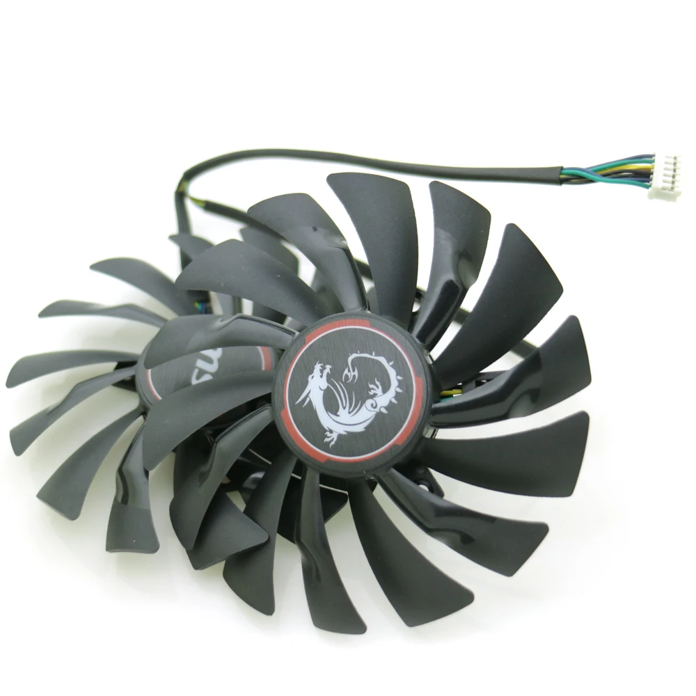 2 шт./лот PLD10010S12HH 95 мм 12 В 0 40a 6Pin VGA вентилятор для MSI GTX980Ti GTX970 GTX980 кулер видеокарт|vga